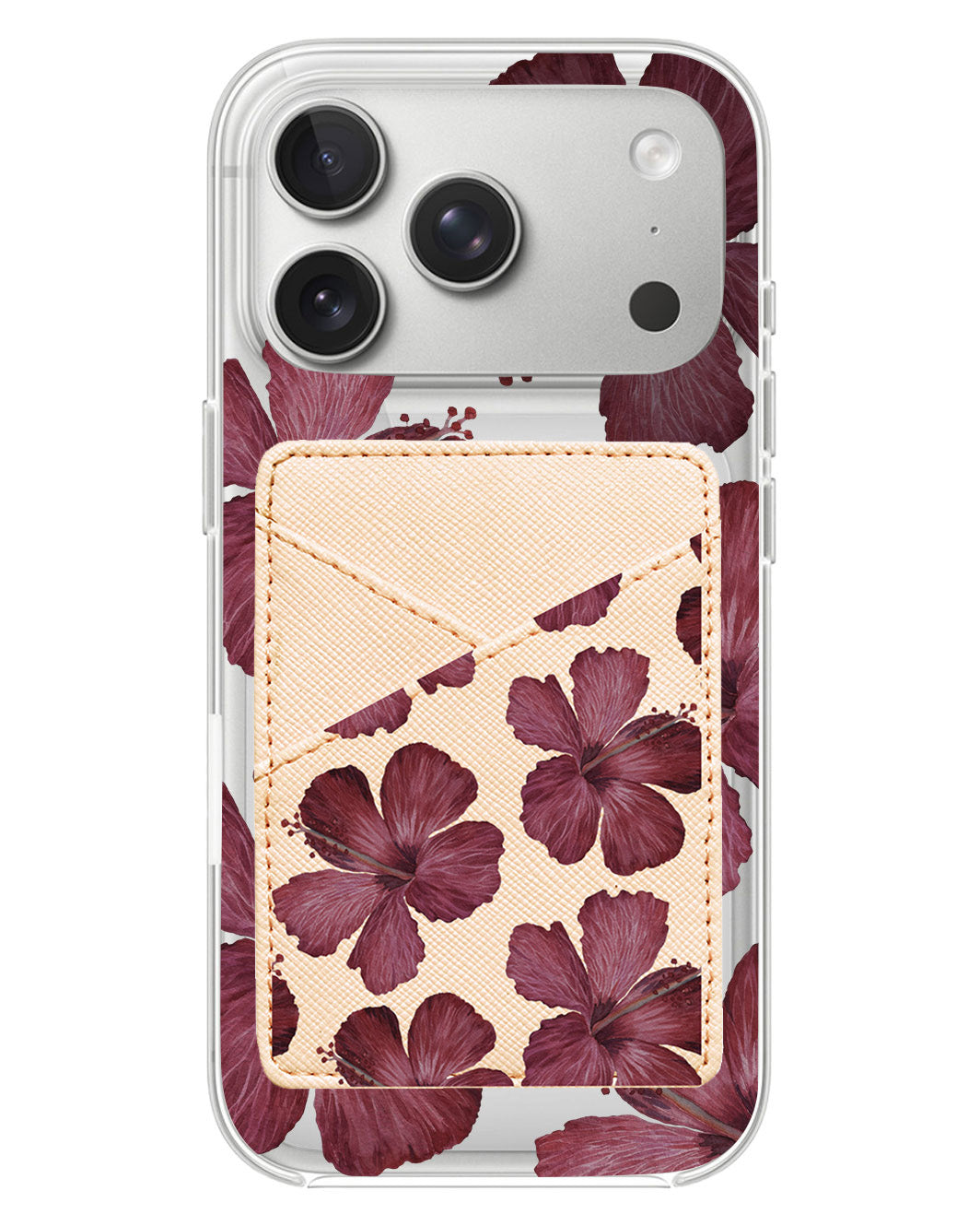 iPhone Phone Wallet Case - Hibiscus