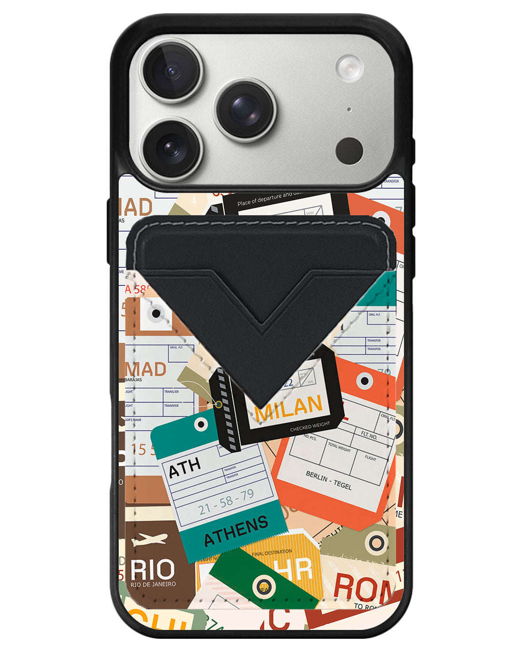 iPhone Avant Wallet Case - Luggage Tag