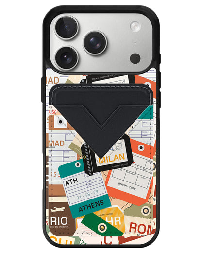 iPhone Avant Wallet Case - Luggage Tag