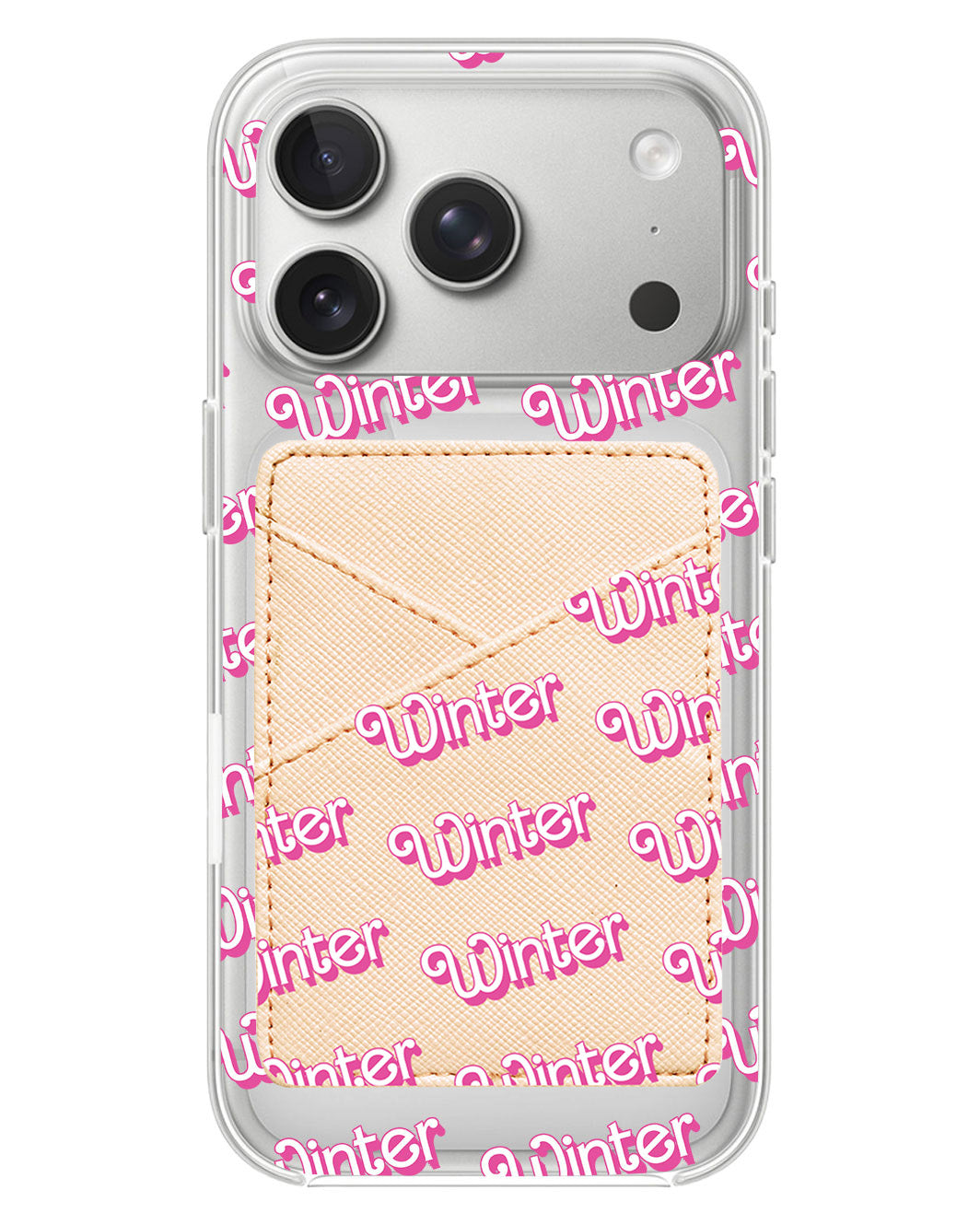 iPhone Phone Wallet Case - Barbie Monogram