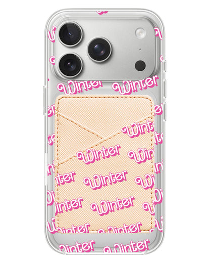 iPhone Phone Wallet Case - Barbie Monogram
