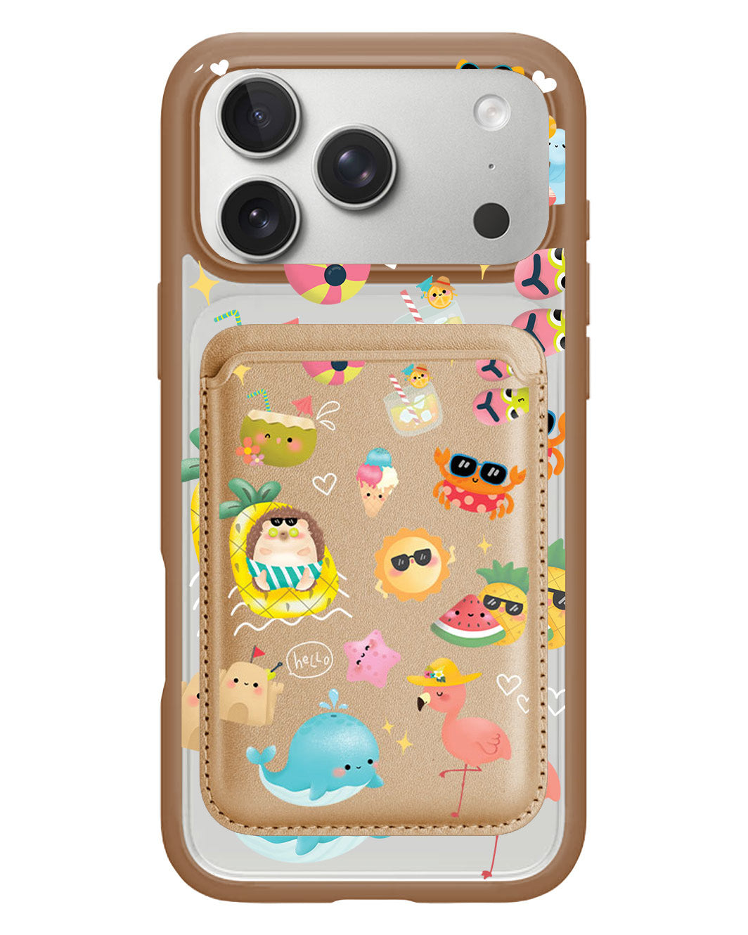 iPhone Magnetic Wallet Case - Summer