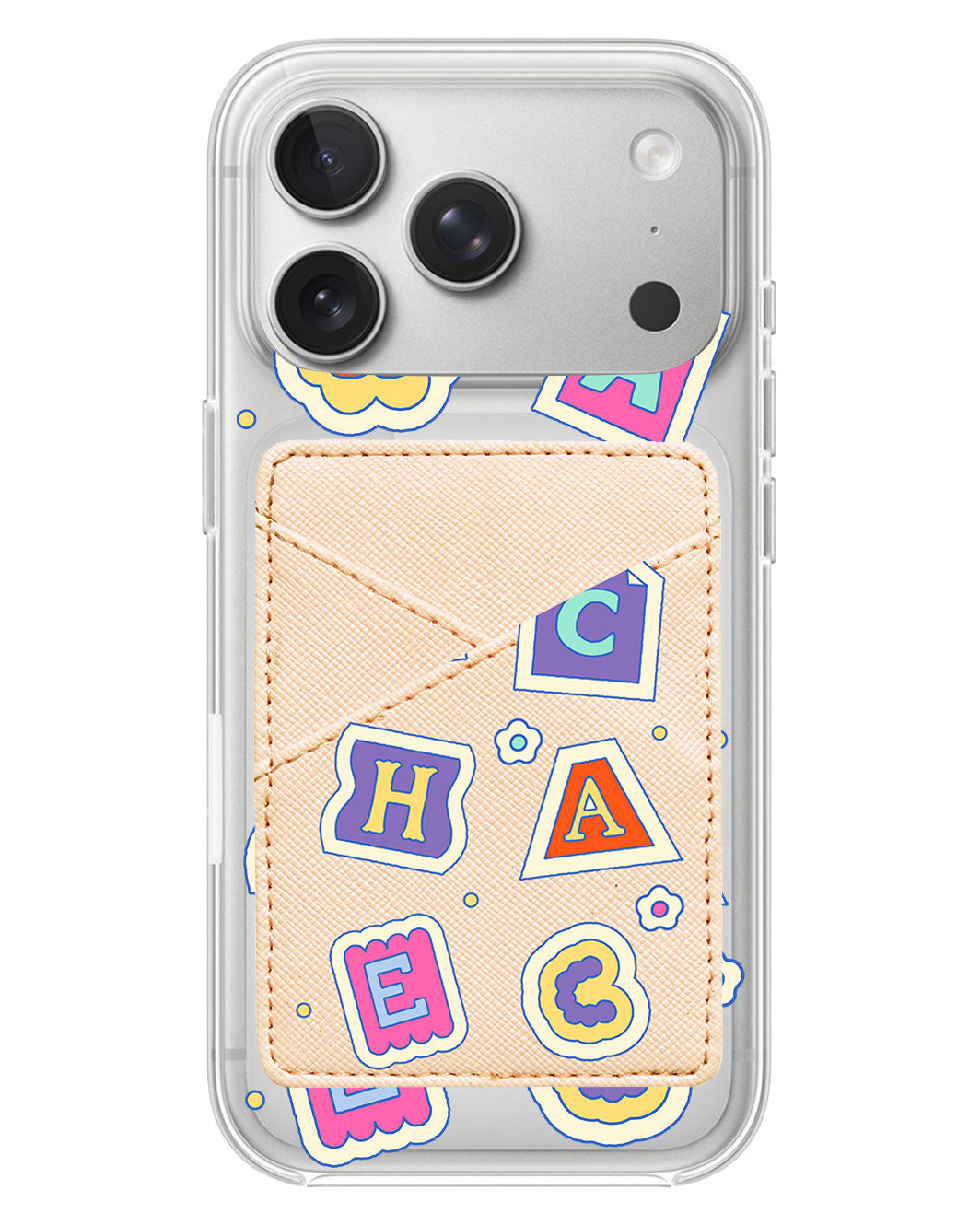 iPhone Phone Wallet Case - Adorable Monogram 3.0