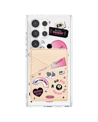 Android Phone Wallet Case - En Sticker Pack