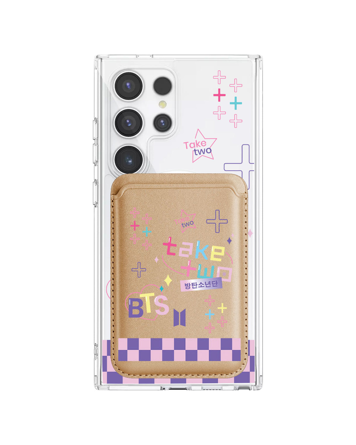 Android Magnetic Wallet Case - BTS Take Two