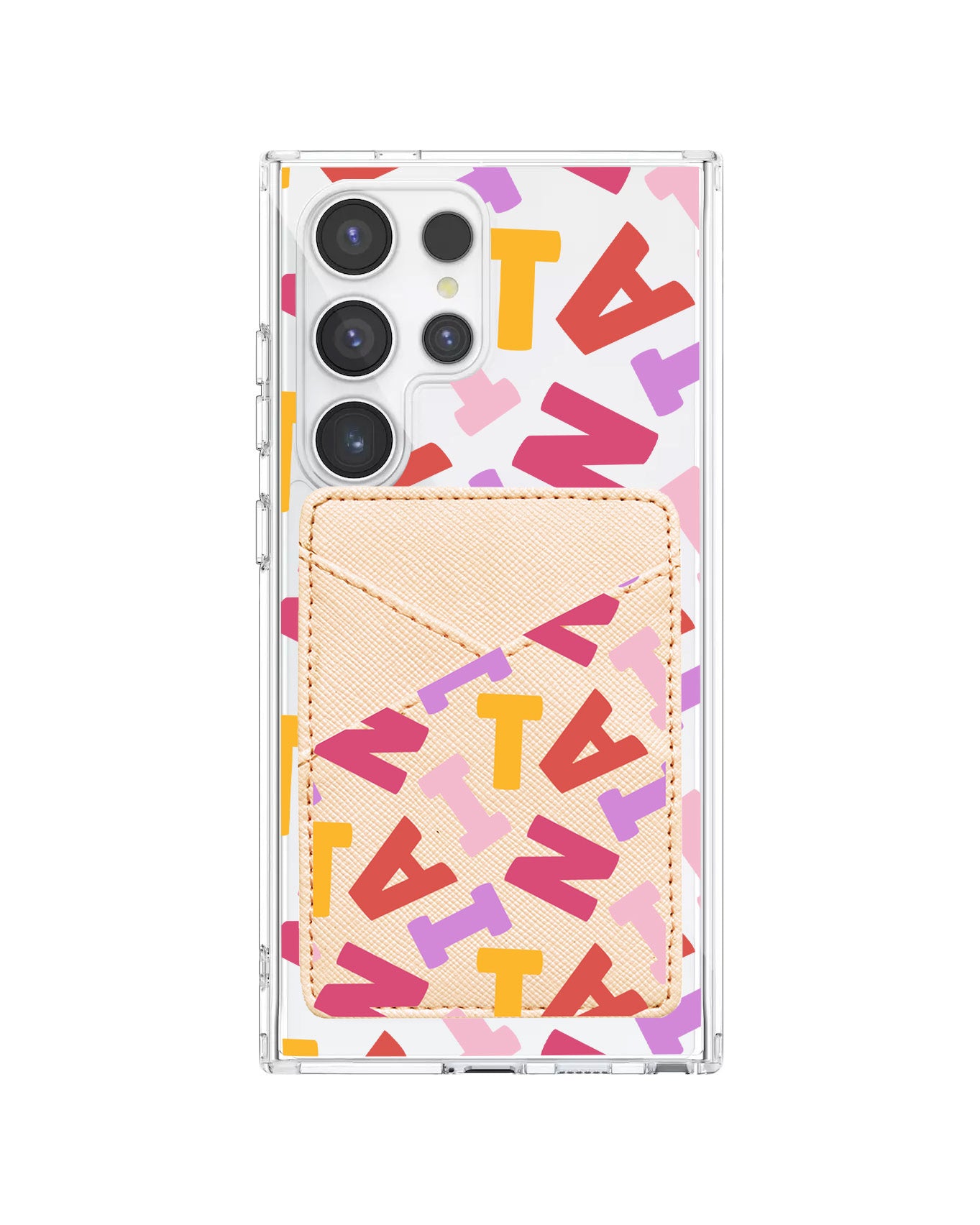 Android Phone Wallet Case - Scattered Monogram 1.0