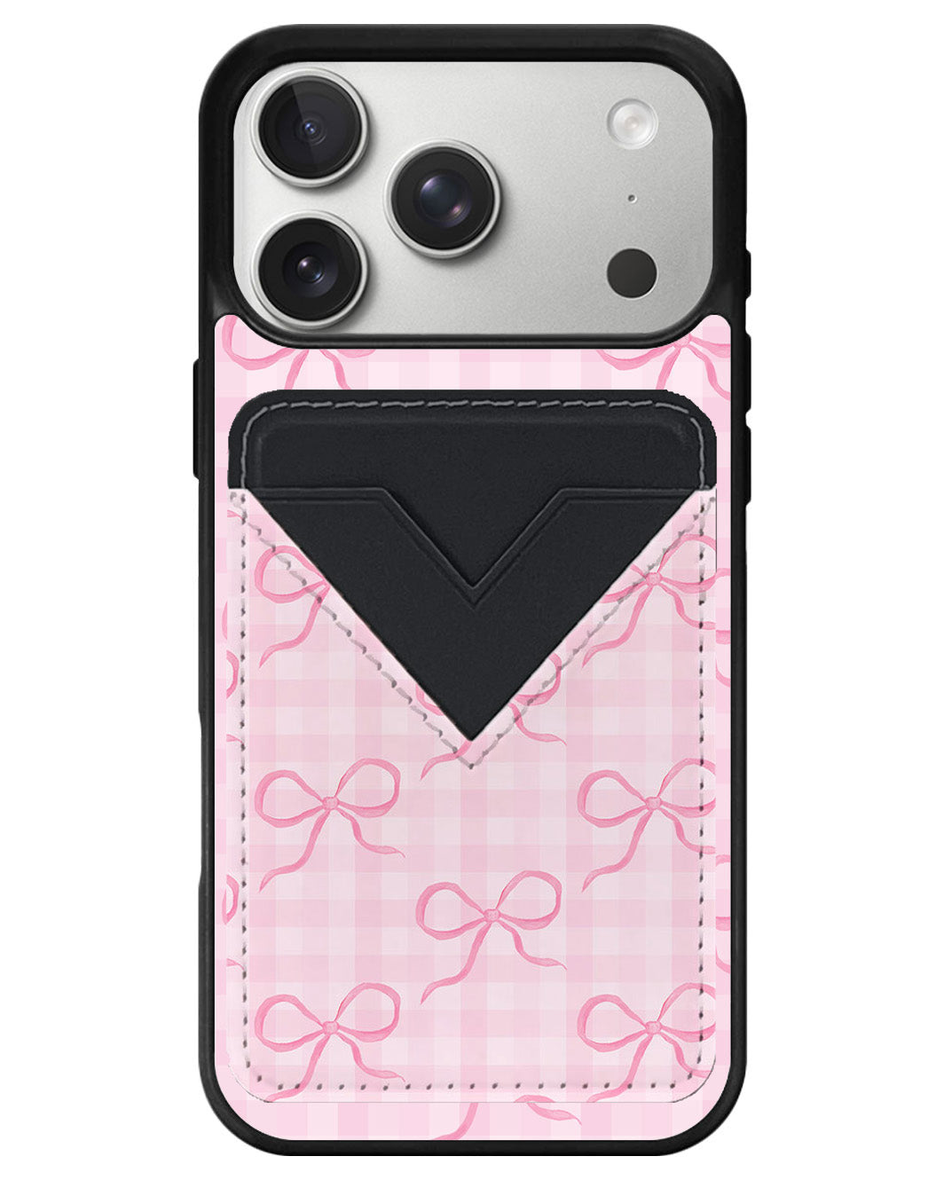iPhone Avant Wallet Case - Coquette Pink Bow