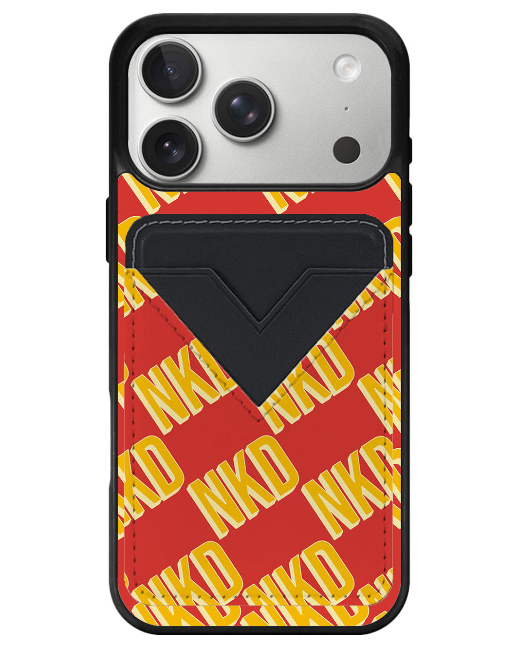 iPhone Avant Wallet Case - Diagonal Initial Monogram 1.0