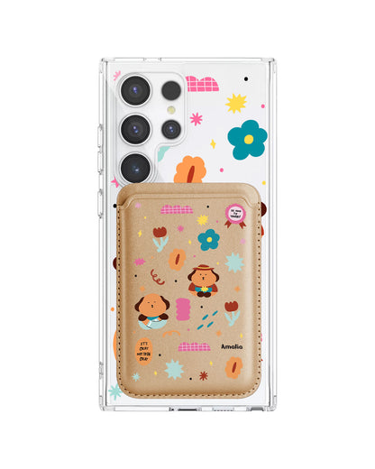 Android Magnetic Wallet Case - Selflove Garden