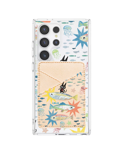 Android Phone Wallet Case - The Fish Surfer