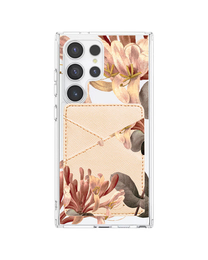 Android Phone Wallet Case - June Honey Suckle