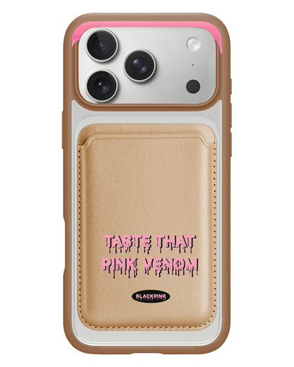 iPhone Magnetic Wallet Case - Pink Venom