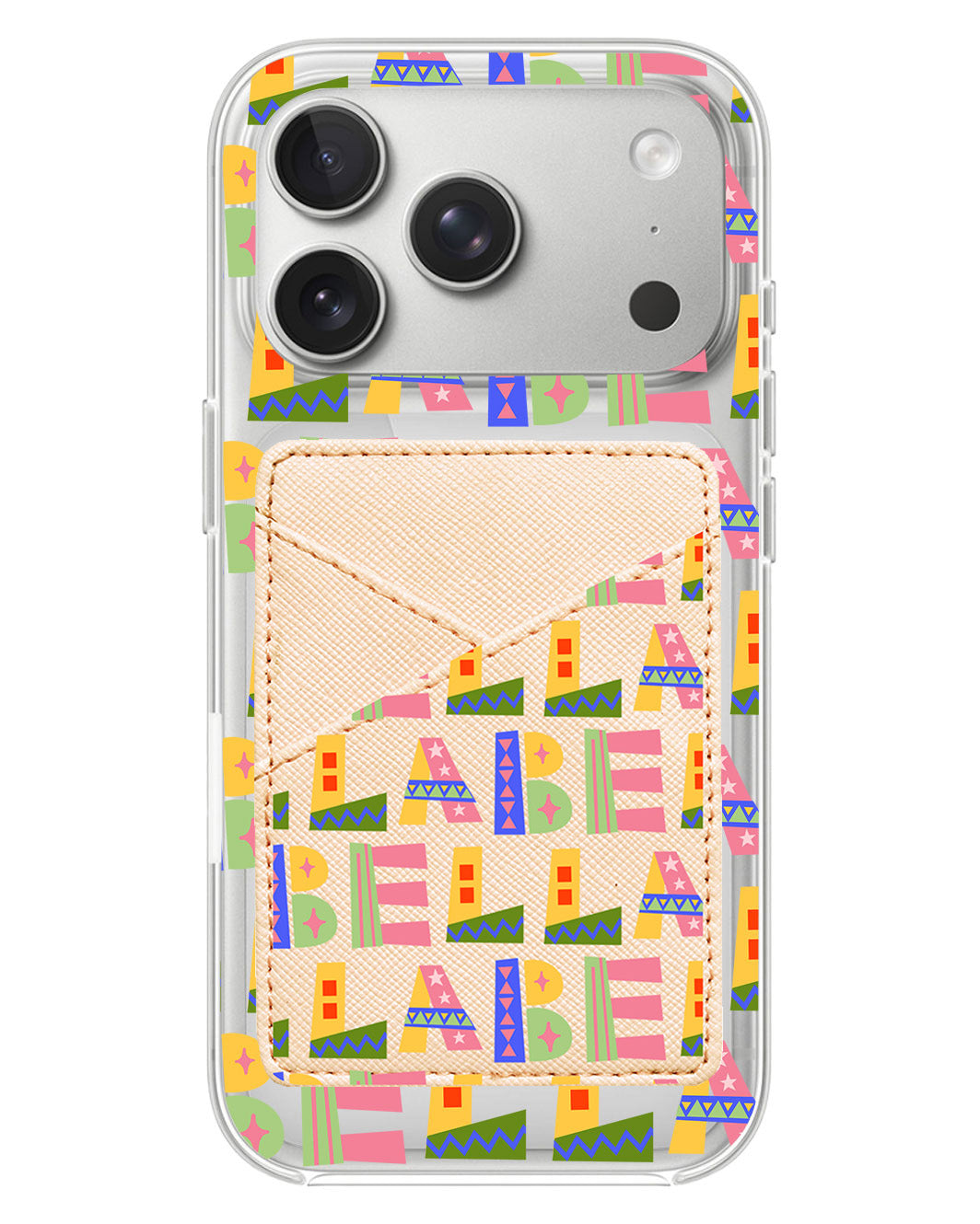iPhone Phone Wallet Case - Playful Monogram 5.0