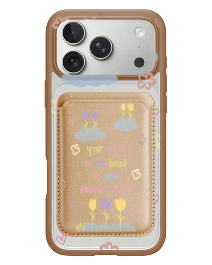 iPhone Magnetic Wallet Case - Positive Energy