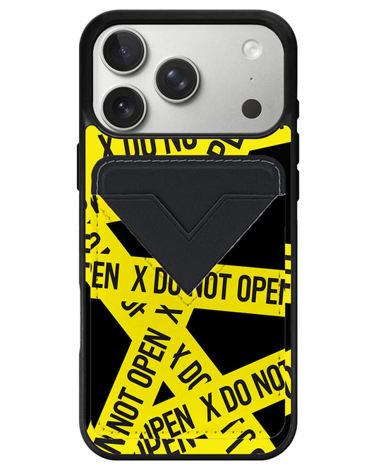iPhone Avant Wallet Case - Do Not Open 2.0