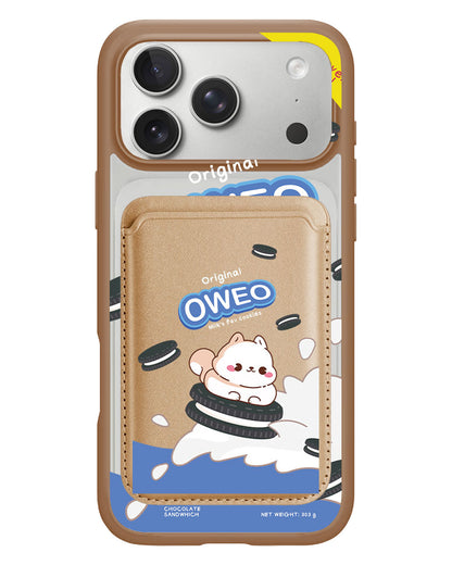 iPhone Magnetic Wallet Case - Oweo Dog