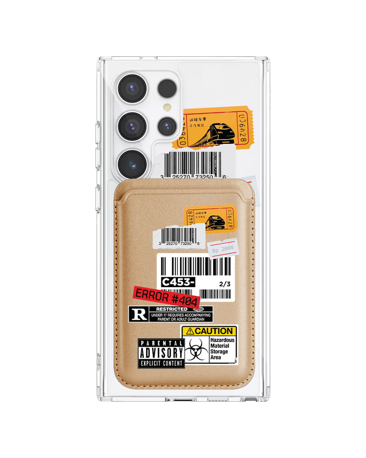 Android Magnetic Wallet Case - Label Sticker Pack