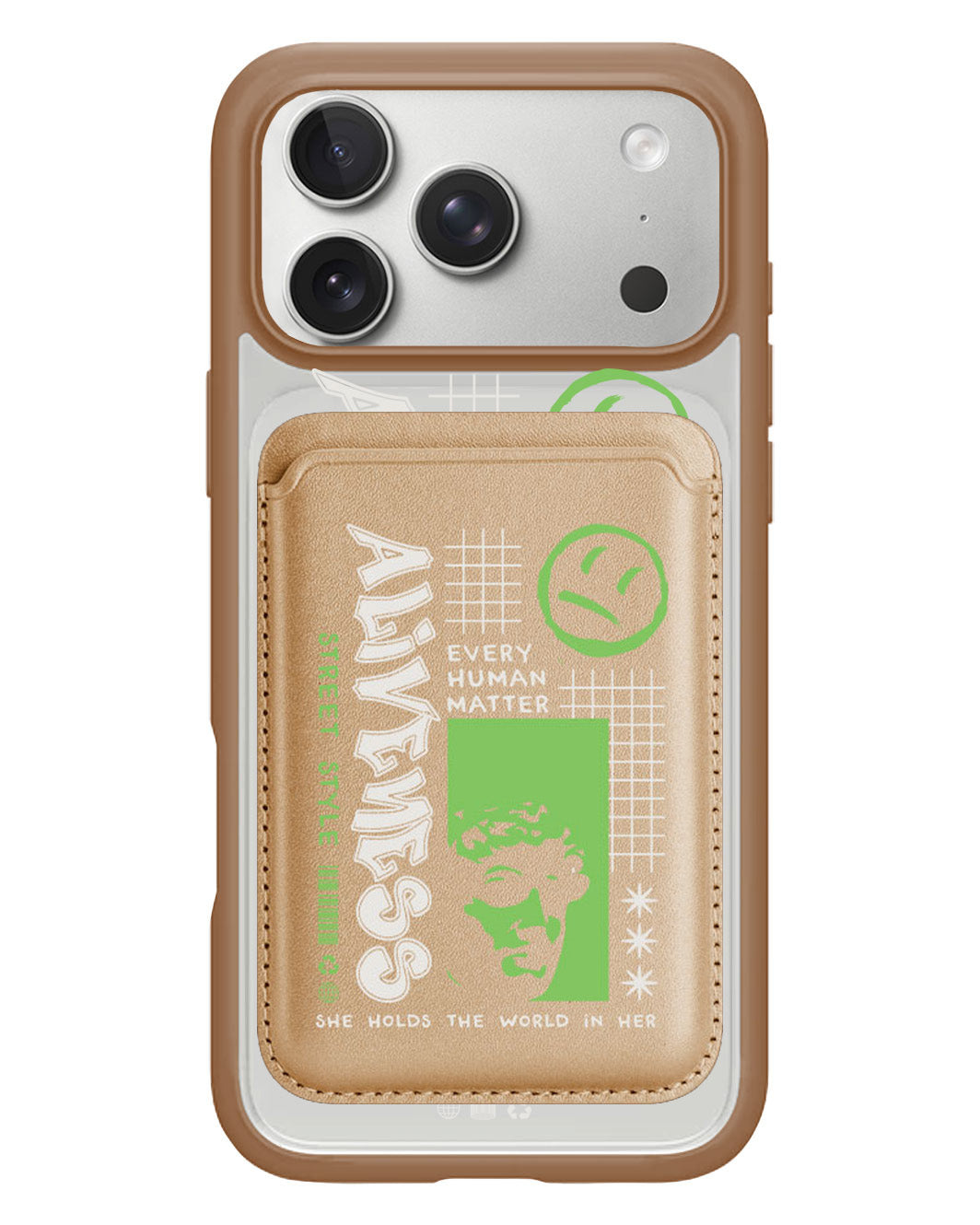 iPhone Magnetic Wallet Case - Alive