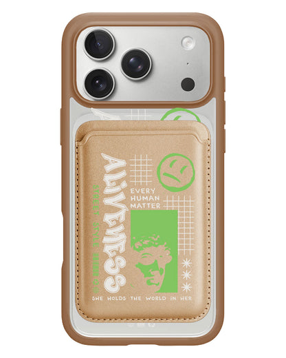 iPhone Magnetic Wallet Case - Alive