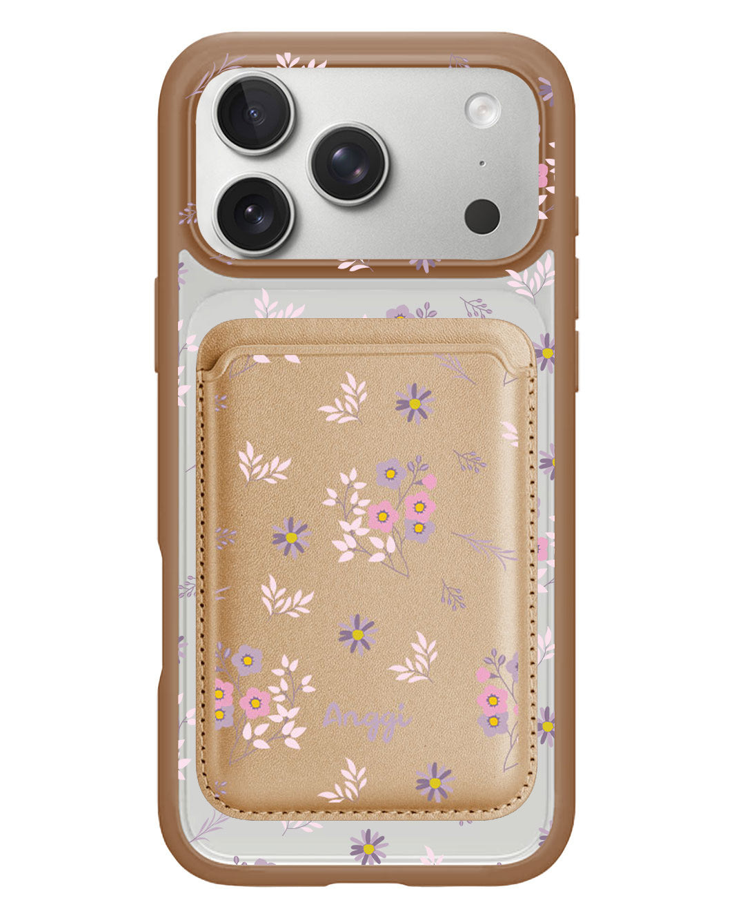 iPhone Magnetic Wallet Case - Cherry Blossom