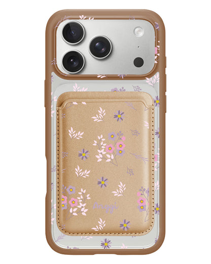 iPhone Magnetic Wallet Case - Cherry Blossom