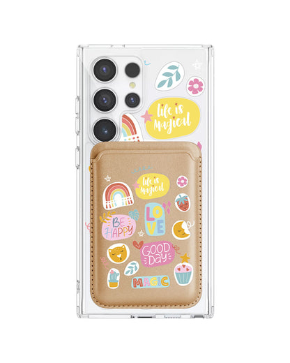 Android Magnetic Wallet Case - Good Day 1.0