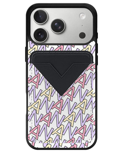 iPhone Avant Wallet Case - Initial Monogram 5.0
