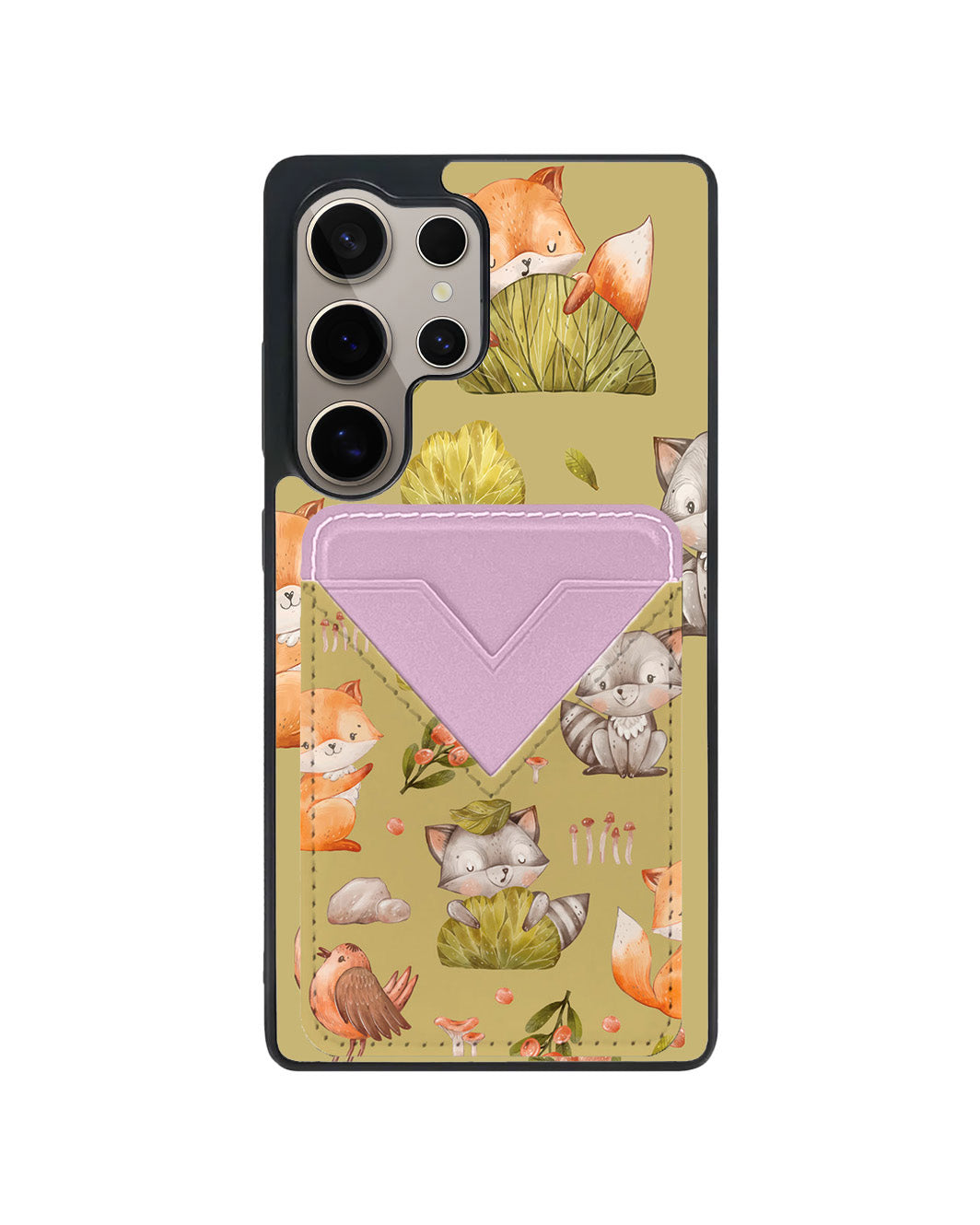 Android Avant Wallet Case - Racoon and Friends