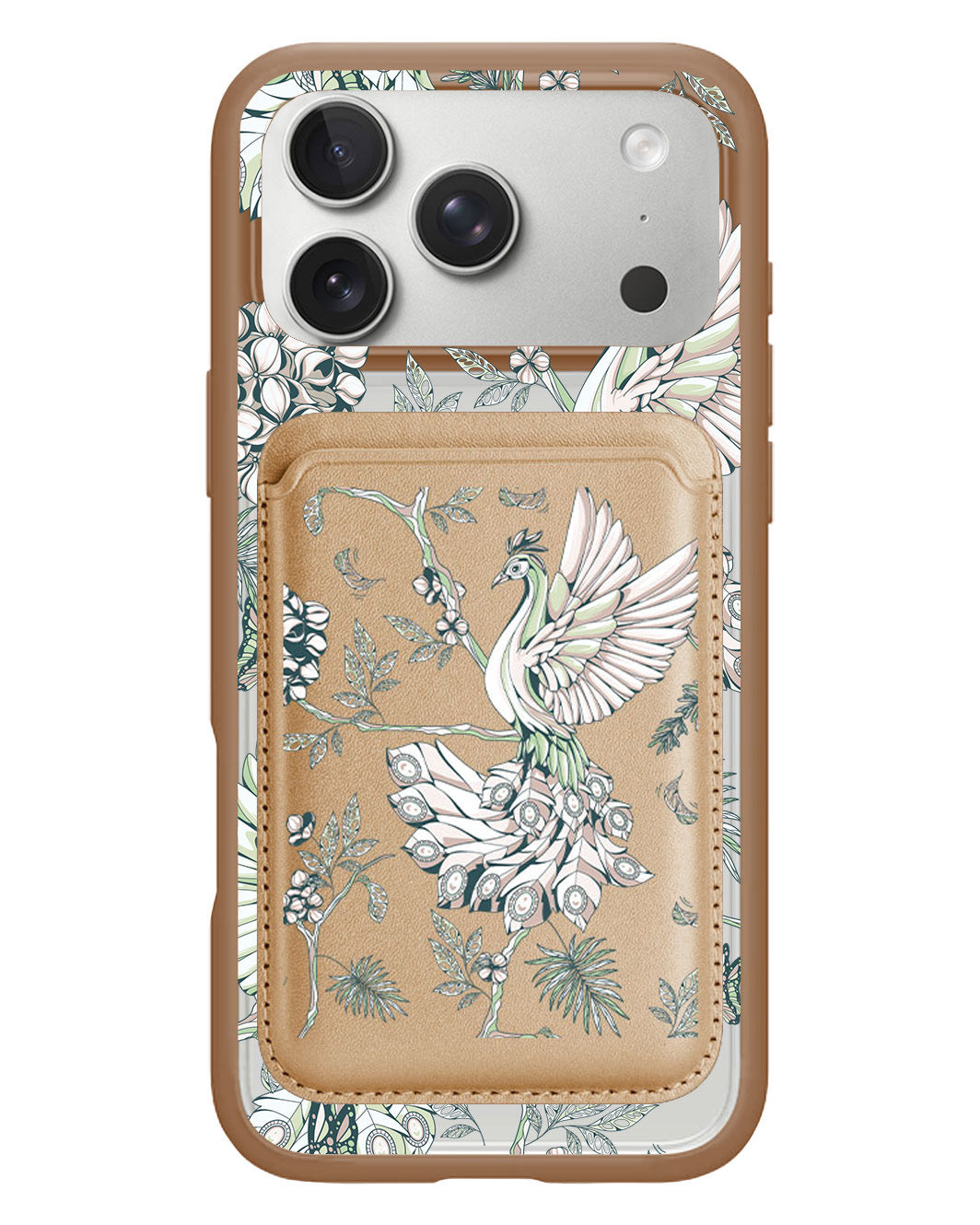 iPhone Magnetic Wallet Case - Peacock 4.0