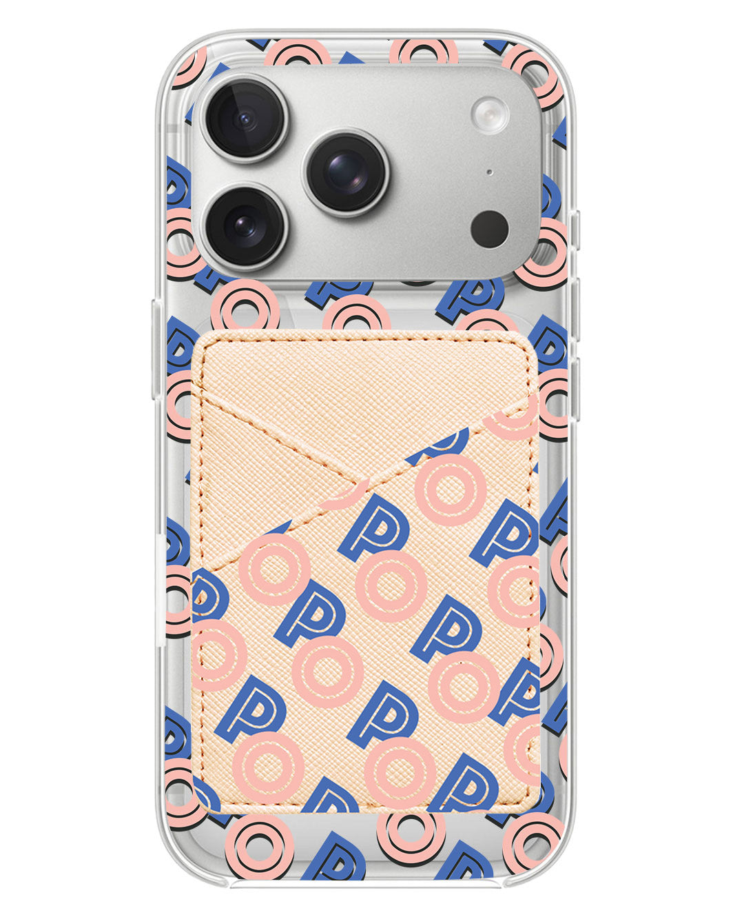iPhone Phone Wallet Case - Initial 1.0 Monogram