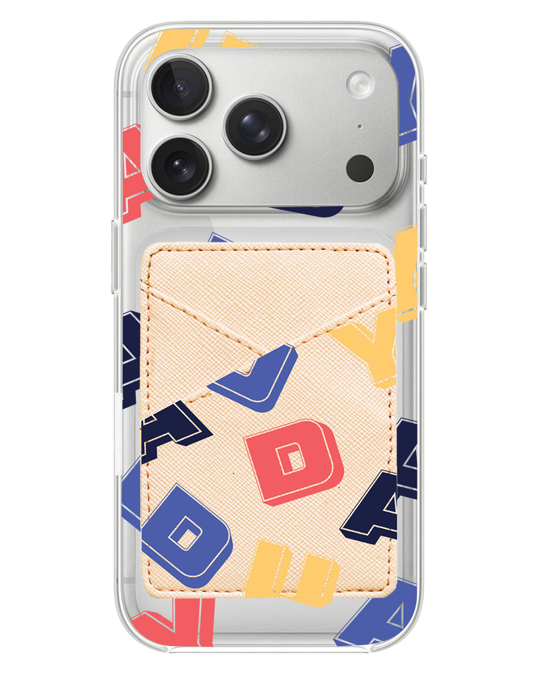 iPhone Phone Wallet Case - Cool Monogram