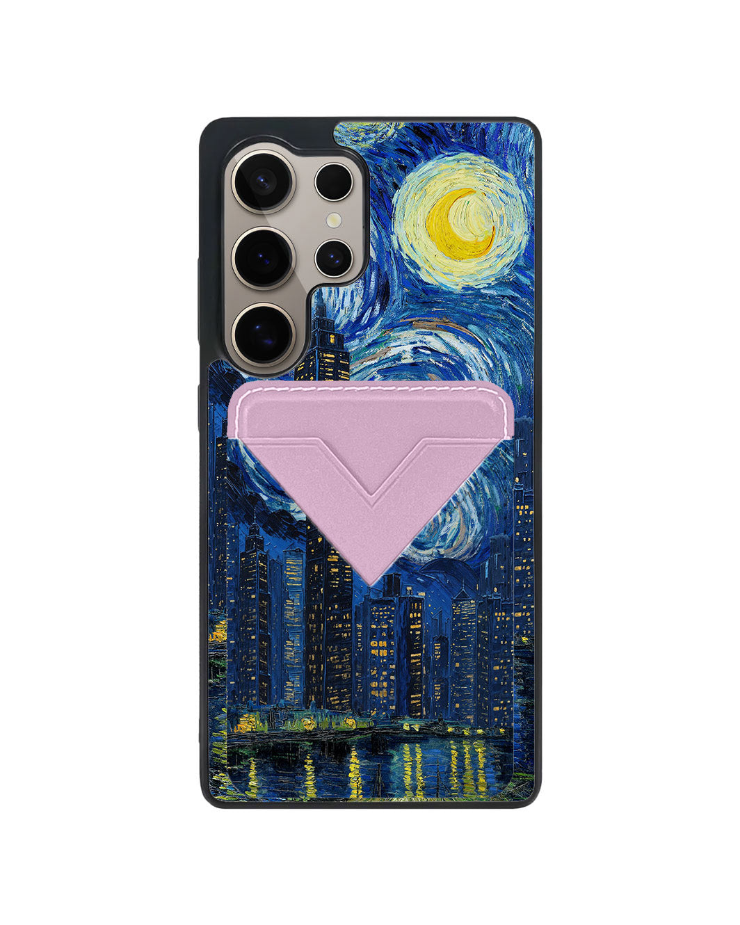 Android Avant Wallet Case - Starry Cityscape