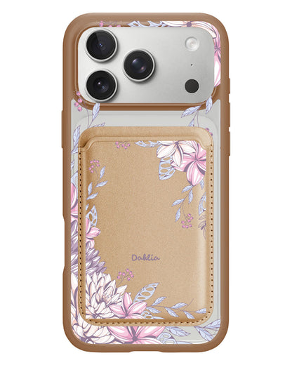 iPhone Magnetic Wallet Case - Dahlia