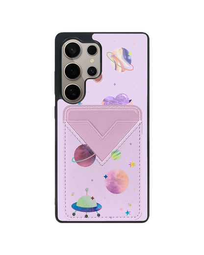 Android Avant Wallet Case - Pink Planet