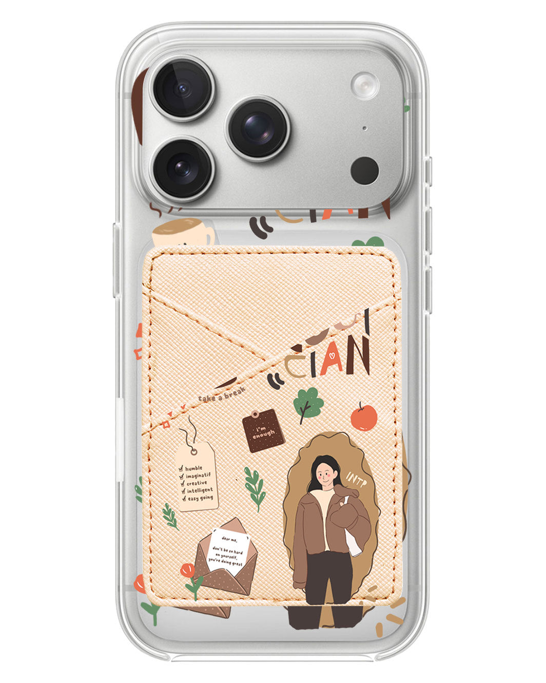 iPhone Phone Wallet Case - Intp