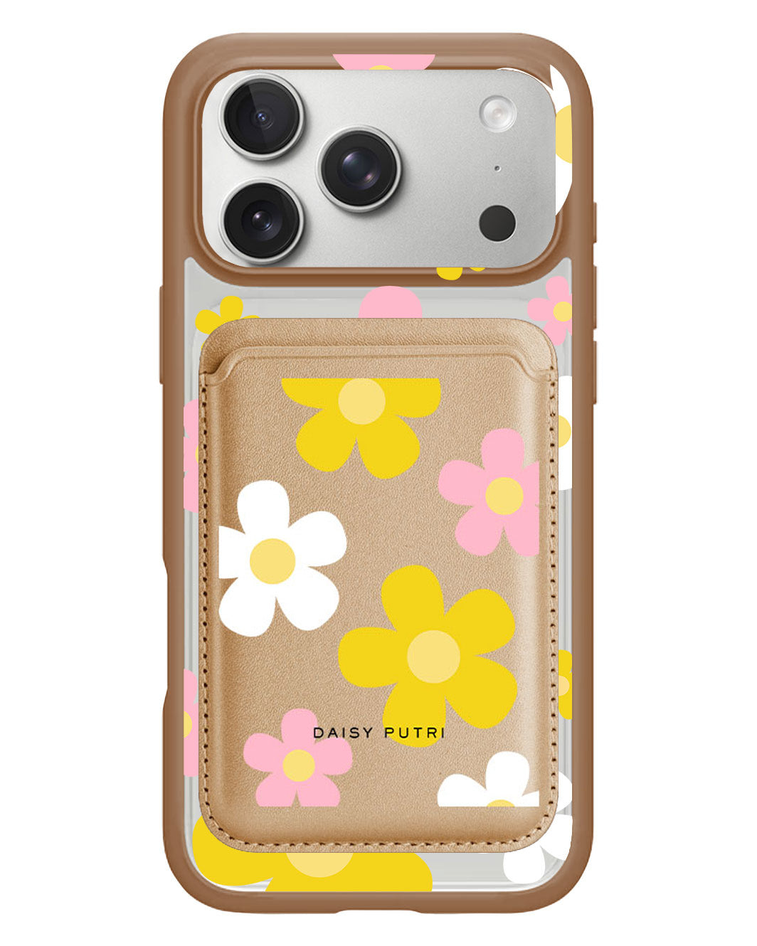 iPhone Magnetic Wallet Case - Daisy Fresh