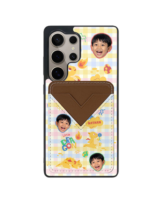 Android Avant Wallet Case - Face Grid Little Dragon