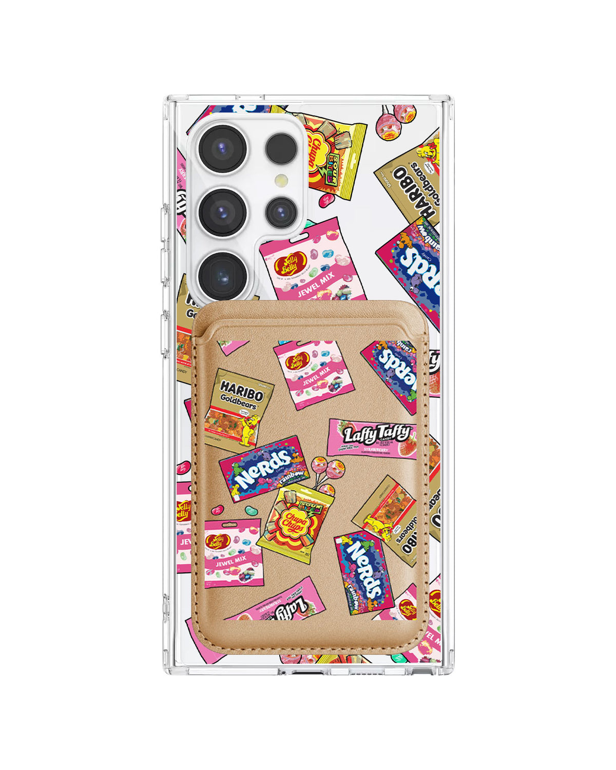 Android Magnetic Wallet Case - Sweets And Gummies