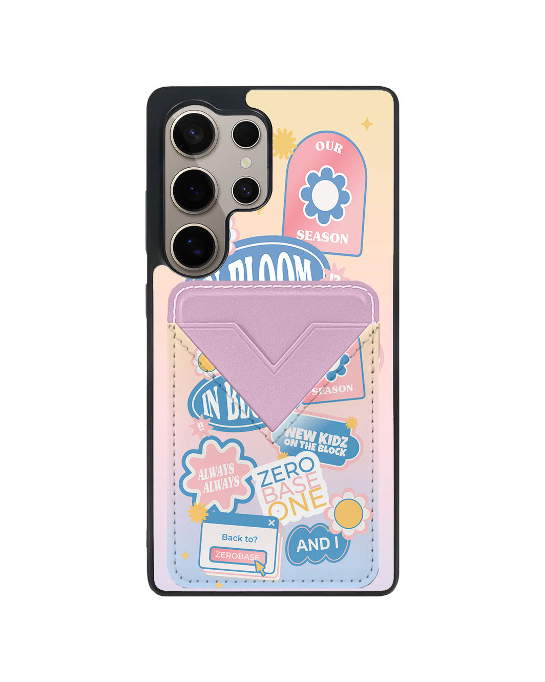 Android Avant Wallet Case - Zerobaseone Song Sticker Pack