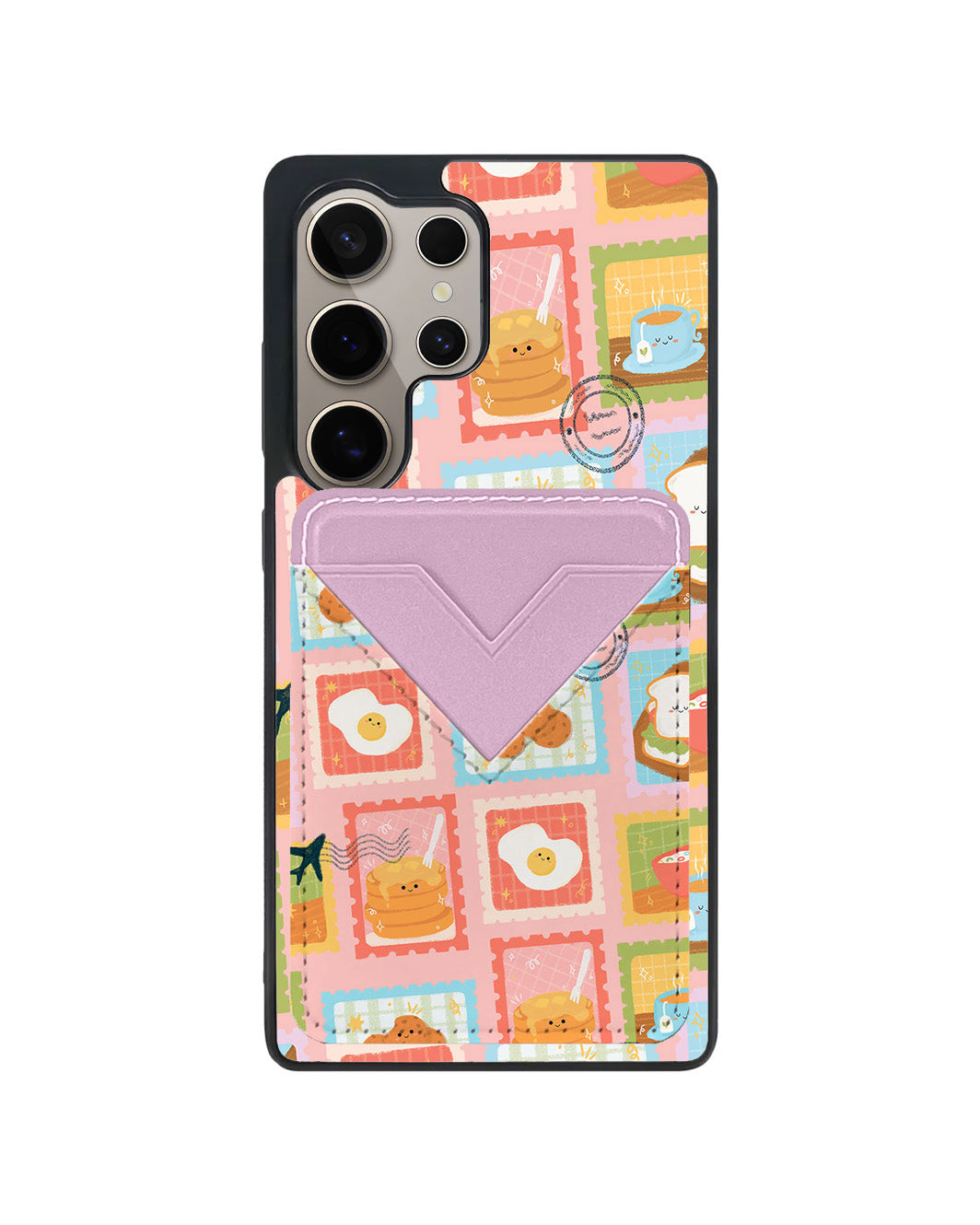 Android Avant Wallet Case - Breakfast Menu Stamps