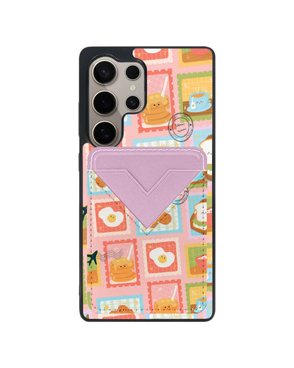 Android Avant Wallet Case - Breakfast Menu Stamps