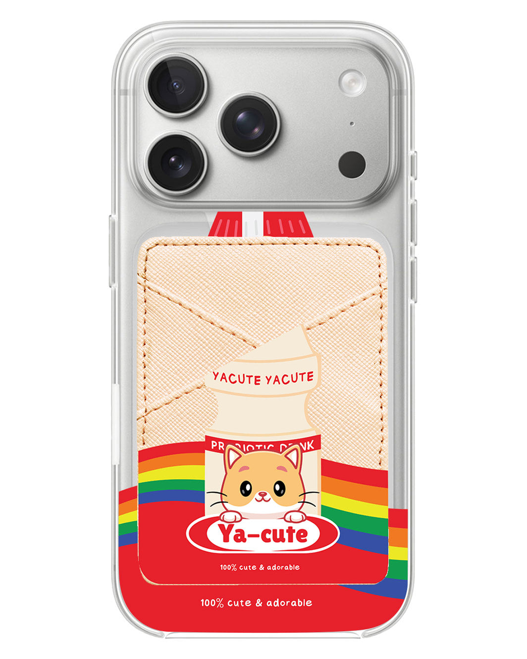 iPhone Phone Wallet Case - Yacute Cat