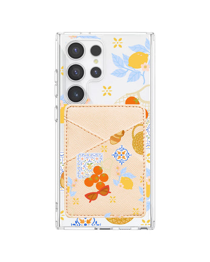 Android Phone Wallet Case - Santorini
