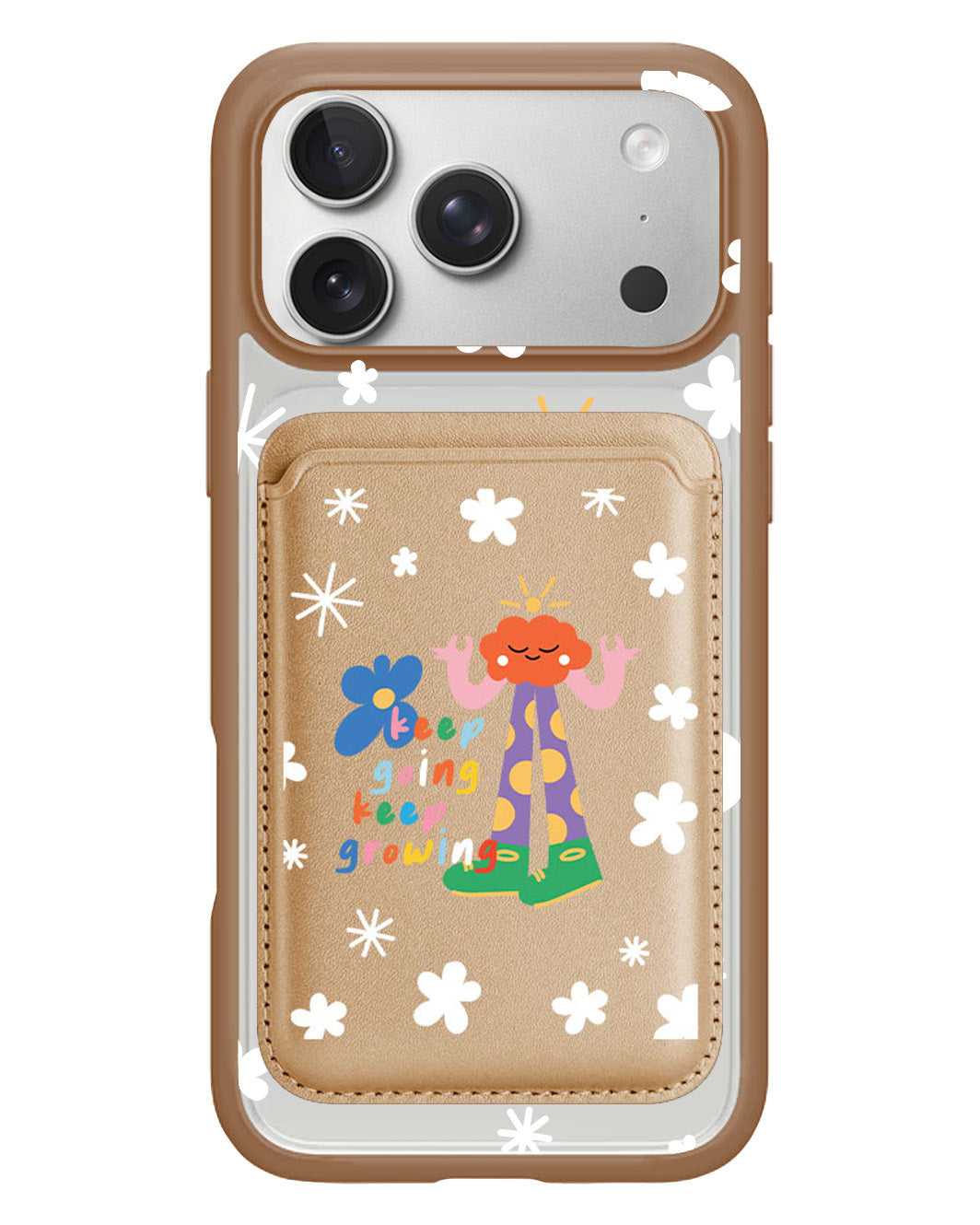 iPhone Magnetic Wallet Case - Keep Growing