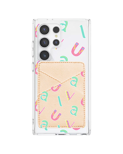 Android Phone Wallet Case - Playful Monogram 6.0