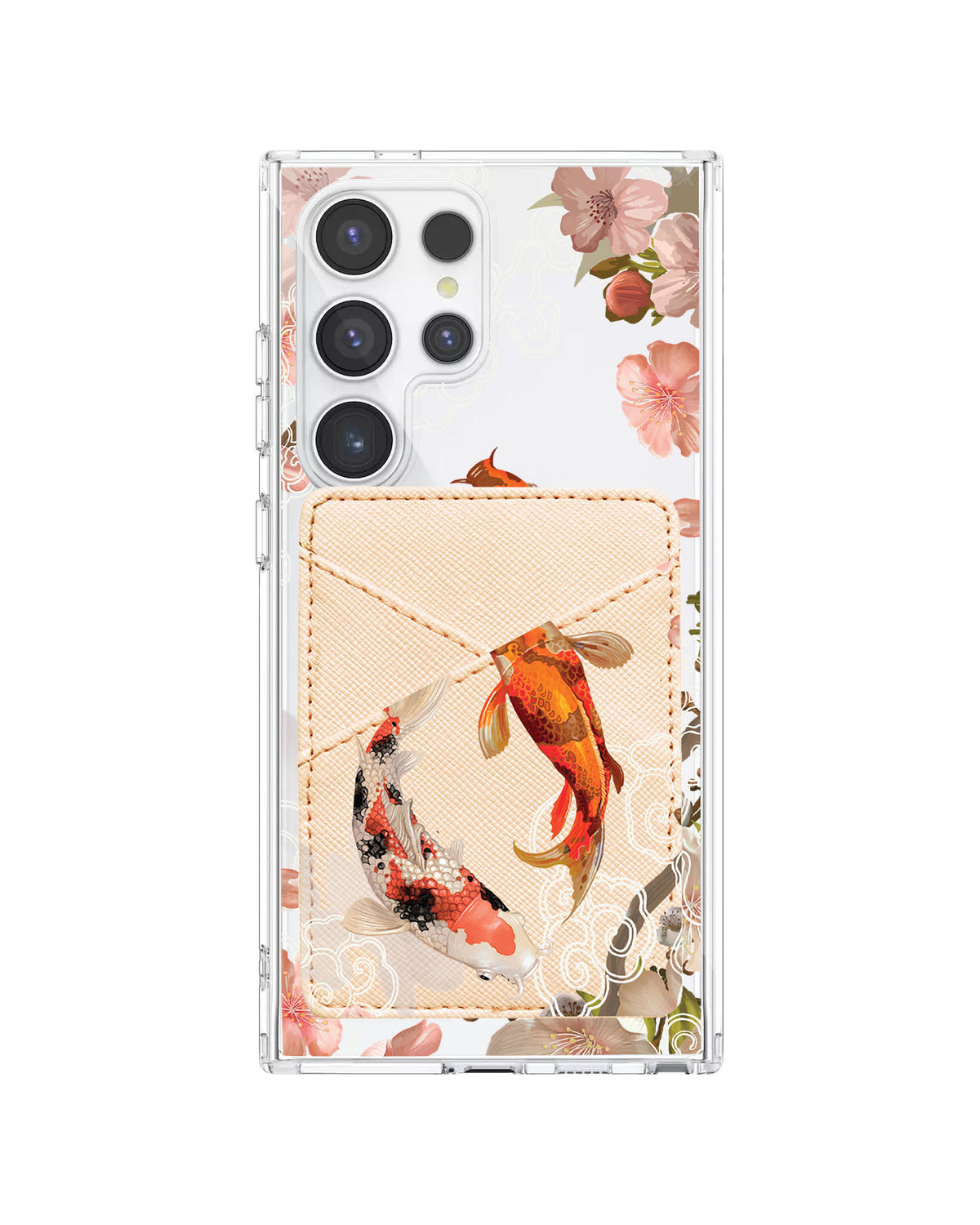 Android Phone Wallet Case - Oil Painting Koi
