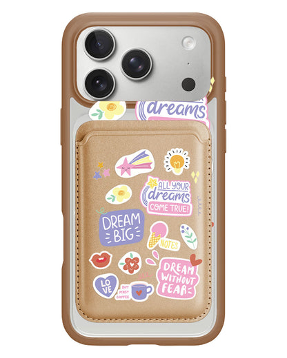 iPhone Magnetic Wallet Case - Dream Sticker Pack