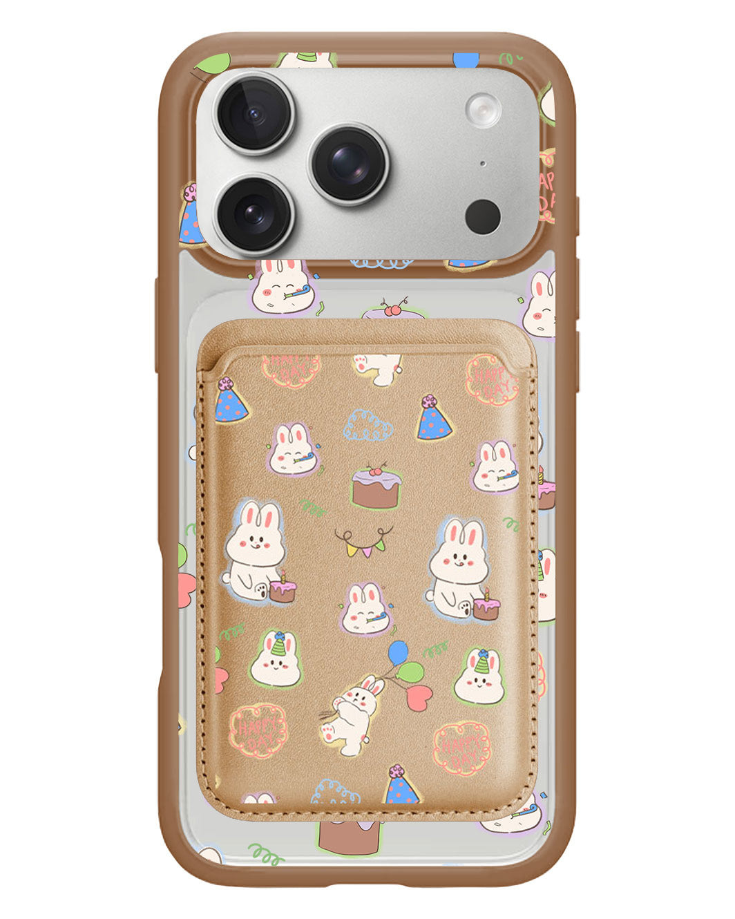 iPhone Magnetic Wallet Case - Fun Party
