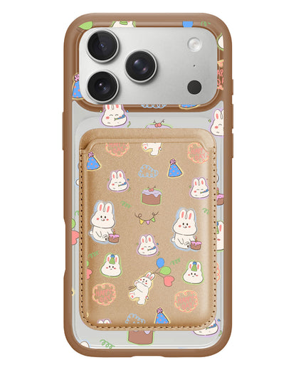iPhone Magnetic Wallet Case - Fun Party