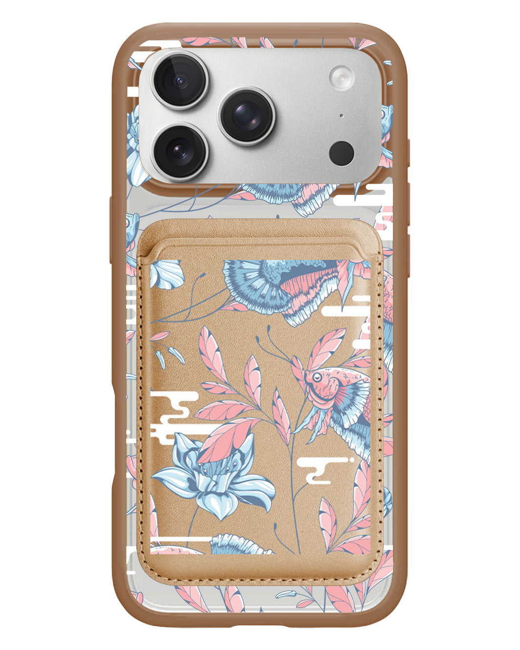 iPhone Magnetic Wallet Case - Fish & Floral 3.0